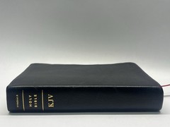 Holy Bible – King James Version Black Genuine Leather Giant Print Tyndale 2020