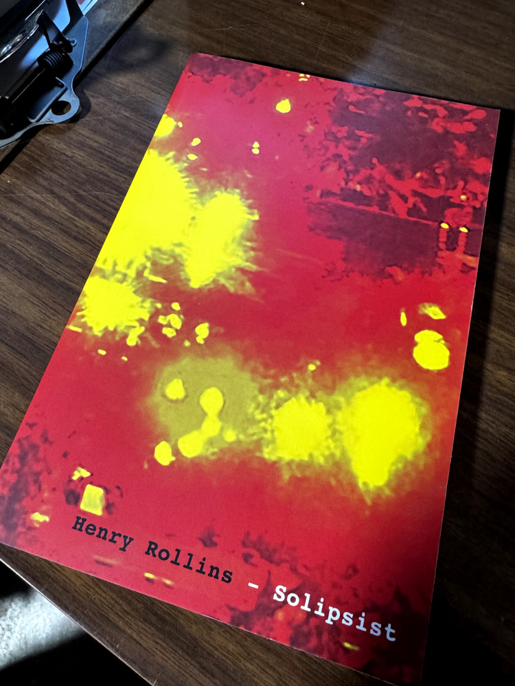 Henry Rollins Solipsist Signed 2020s Reprint – Like New