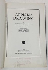 Applied Drawing Pictorial Decorative Mechanical By Harold Haven Brown 1928