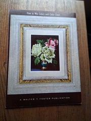 Vintage Walter Foster Art Books: How to Draw and Paint Flowers.
