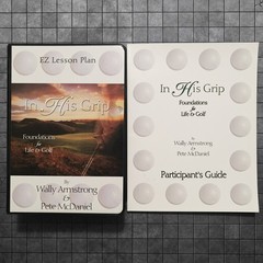 In His Grip (EZ Lesson Plan) Life & Golf By Wally Armstrong (VHS, Paperback SET)