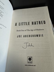 SIGNED!! The Age Of Madness Trilogy by Joe Abercrombie (All True First SIGNED)