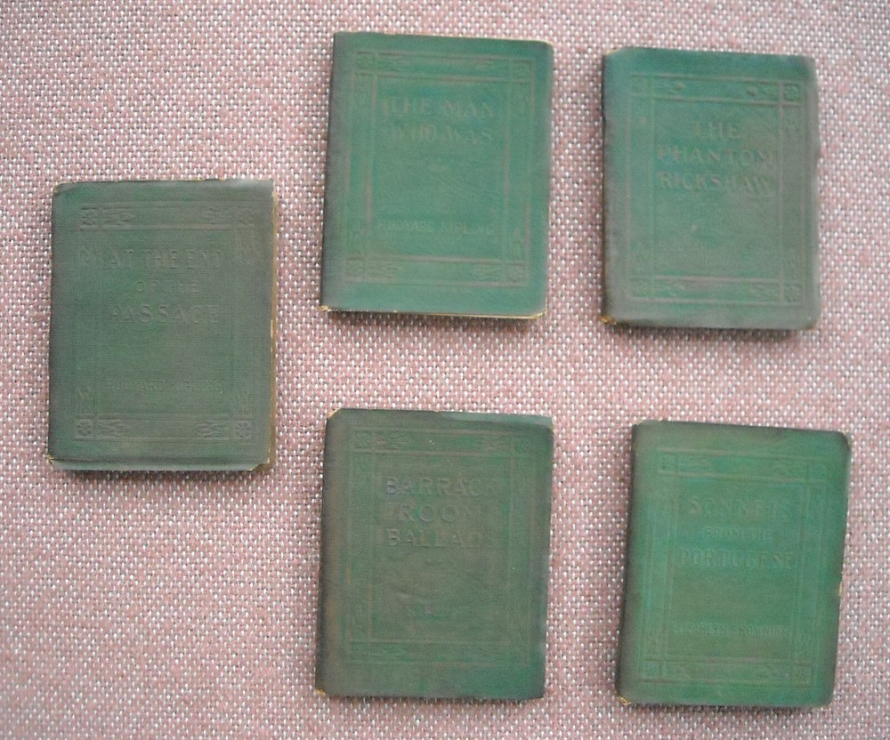 5 – Little Leather Library Books ~ KIPLING (4 Books see description), E Browning