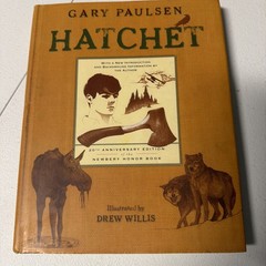 Hatchet by Gary Paulsen 20th Anniversary Edition 2007. Cond-acceptable
