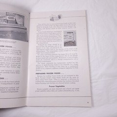 Servel Gas Refrigerator Operating Instruction How to Use Recipes