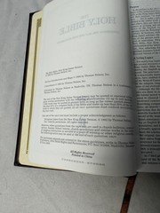 HOLY BIBLE, NKJV By Thomas Nelson – Hardcover *Excellent Condition*
