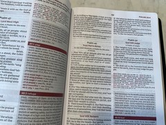 KJV Word Study Reference Bible Comfort Print Black Leather-Soft