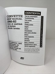 Corvette, 1966-1982 : Shop Manual by Motorbooks (1987, Trade Paperback)