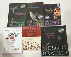 Melody Beattie 6 Paperback book lot Codependent Beyond Letting Go Journey Grief