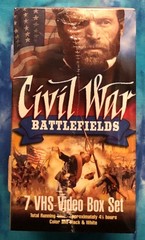 Civil War Battlefields / 7 Tape VHS Set / Getttysburg Bull Run Appomattox ++