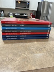 The Library of Nations 7 Volumes Time Life Hardcover Books Home School Library