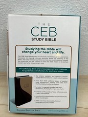 2013 The Common English Study Bible Hard Cover Luxury Edition With 21 Color Maps
