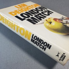 London Match Len Deighton 1985 First Edition Spy Thriller Alfred A. Knopf