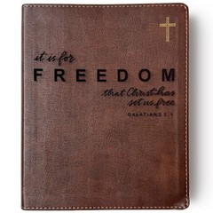 NIV Journaling Bible – FREEDOM – Christ Has Set Us Free – Custom Name