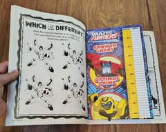 Transformers Animated Coloring & Activity Book – 2009 – Stickers poster Chart