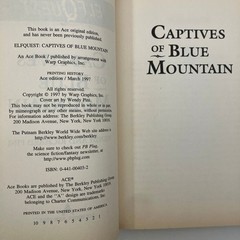 ElfQuest Captives of Blue Mountain by Wendy & Richard Pini Ace 1st Ed 1997 PB