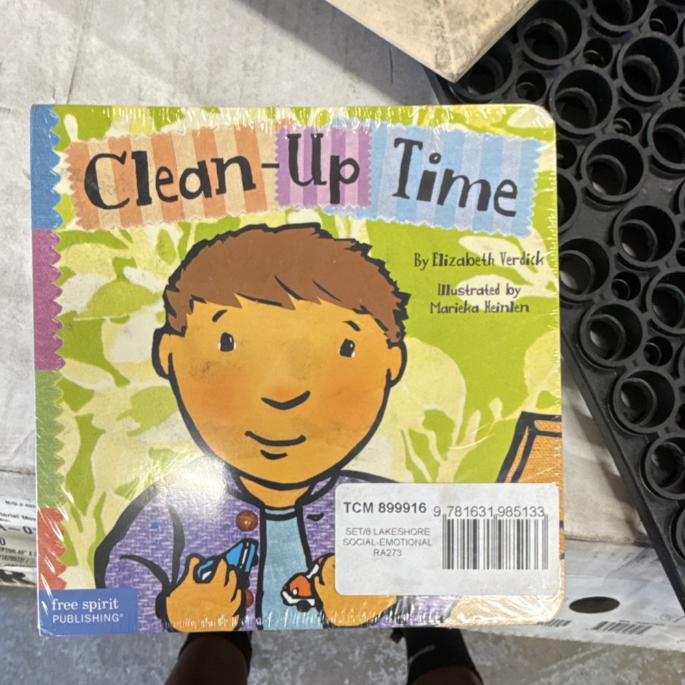 Free Spirit Toddler Tools® Clean-Up Time by Elizabeth Verdick, Board Book