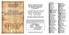 Hebrew English Parallel Restored Names Bible & 2 Free Books & Free Shipping