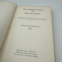 The Aquarian Gospel of Jesus the Christ /LEVI /HC