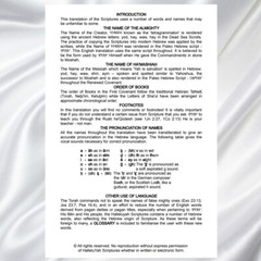 LARGE PRINT RESTORED NAMES BIBLE & 2 FREE Books
