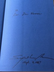A Korean English Liturgy SIGNED by Sang Shin Han 2007 Hardcover