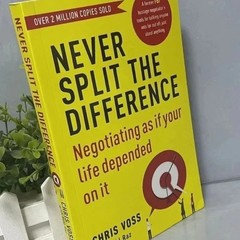 Never Split The Difference By Chris Voss Books