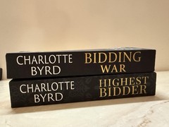 Highest Bidder Book 1 Bidding War Book 2 fake fiancé romance Charlotte Byrd