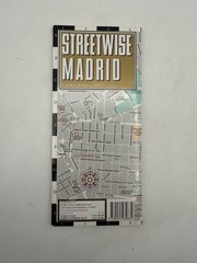 Streetwise Madrid Center City Laminated Sheet Map Folded 1999