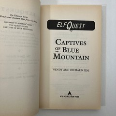 ElfQuest Captives of Blue Mountain by Wendy & Richard Pini Ace 1st Ed 1997 PB