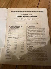 1954 WE Energies Cookie Book Wisconsin Electric Christmas Cookie Recipe Book B