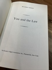 You and the Law Readers Digest 1971 HCDJ