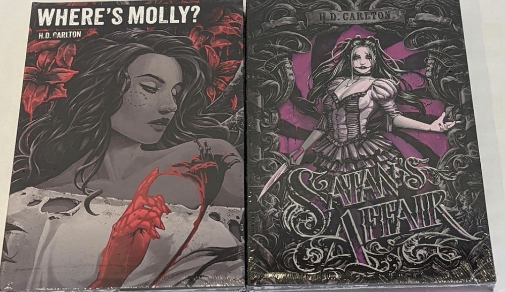 Mystic Box WHERE’S MOLLY? & SATAN’S AFFAIR H.D. Carlton CAT AND MOUSE