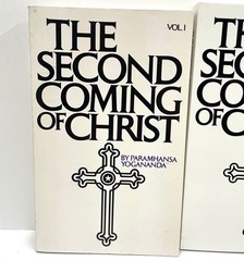 The Second Coming of Christ Volumes 1 2 3 set by Paramhansa Yogananda paperbacks