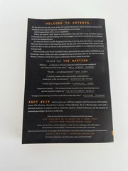 ARTEMIS, Andy Weir (2017 Advance Reader’s Edition) 1st Edition Uncorrected Proof