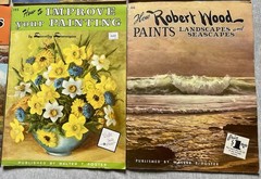 Vintage Lot of 8 WALTER T. FOSTER How To Draw & Paint Instructional Art Books