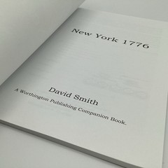 New York 1776, Worthington Publishing Game Companion Book by David Smith 2014