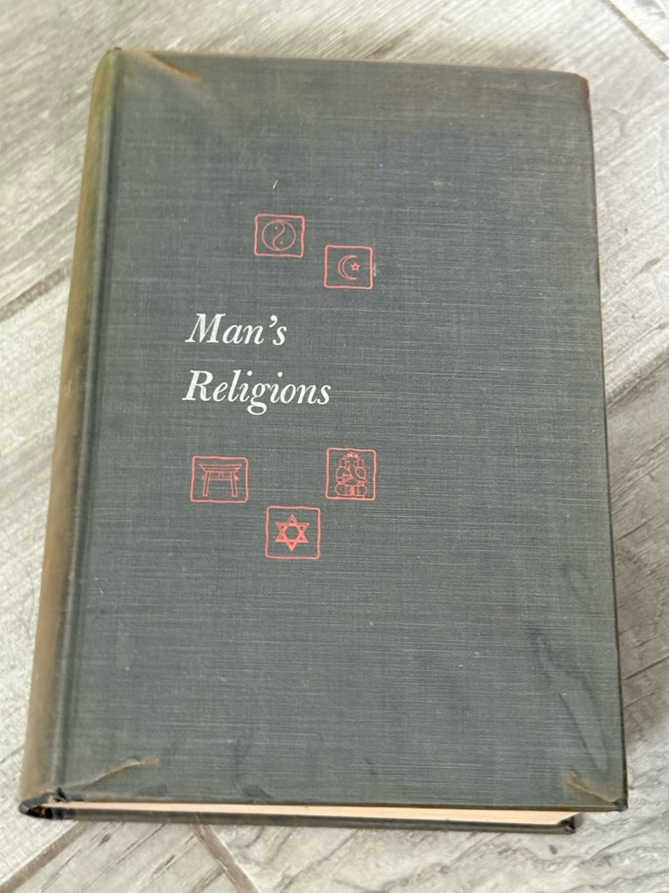 ☯️ Man’s Religions by John B. Noss Macmillan Company Revised Edition 1956 HC