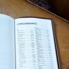 NKJV, Single-Column Reference Bible, Genuine Leather, Blue, Comfort Print: Holy