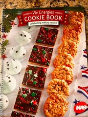 Lot of 3: 2021 2022 2023 Wisconsin Electric WE Energies Christmas Cookie Books