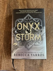 Onyx Storm By Rebecca Yarros Target Exclusive Edition Hardcover Sprayed Edges