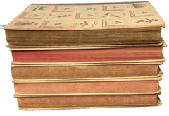 Vintage Antique Set of 5 Whitman Publishing Co Classic Books 1935/40s