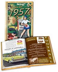 The Year Was 1957 Mini Book: Perfect Birthday or Wedding Anniversary Present…