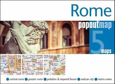 Popout Map – Rome by Popout Maps Staff (2014, Sheet Map, Folded)