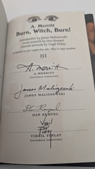 Centipede Press – Burn Witch Burn by A Merritt SIGNED/NUMBERED