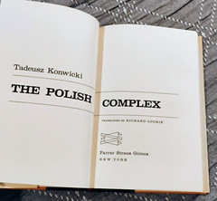 Polish Complex by Tadeusz Konwicki HC DJ 1st ED Farrar Straus Giroux 1982