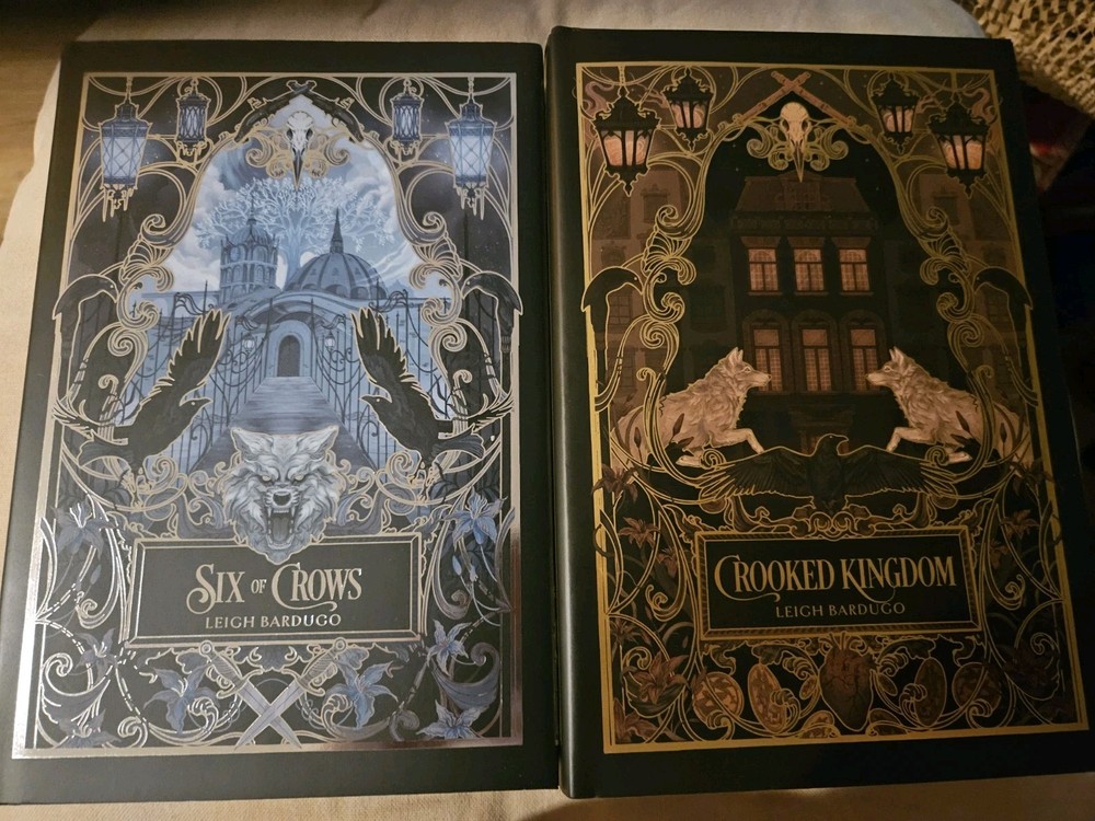 Six of Crows & Crooked Kingdom Leigh Bardugo Owlcrate Special Edition Hardcover