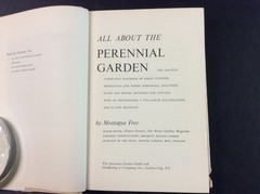 All About the Perennial Garden by Montaque Free Hardcover 1955 352 pages (AC)