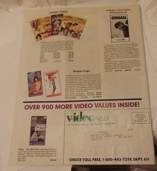 Vintage Video FINDS VHS Tape Movie Catalog 1987