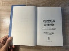Swimming Against the Current Riley Gaines Hardcover Book 2025 Political Studies