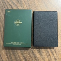 NASB Large Print Thinline Bible – NASB 2020 – Black Goatskin Genuine Leather